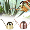 500/1000ML Watering Pot Stainless Steel Long Mouth Green Plant Watering Can Golden Watering Kettle