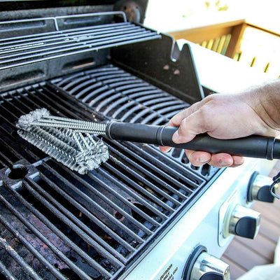 BBQ Grill Cleaning Brush Tool Stainless Steel