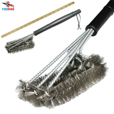 BBQ Grill Cleaning Brush Tool Stainless Steel