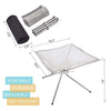 Portable Garden Camping Fire Pit with Storage Bag