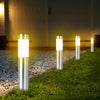 Solar Garden Pathway Lights Outdoor LED Lighting Ground Plug Bollard Light for Patio, Gardens, Pathways,Lawn,Yard