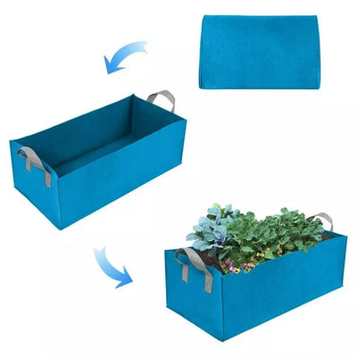 Rectangular Fabric Flower Pot Planter