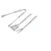 Stainless steel barbecue set fork shovel tongs clip 3-piece  BBQ carry case