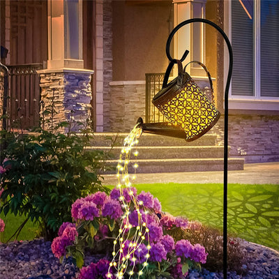 Solar Watering Can Light Hanging Lamp Waterproof Outdoor