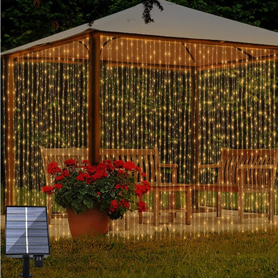 String Lights 3M 300LED Waterproof Outdoor Garland Solar Power Lamp