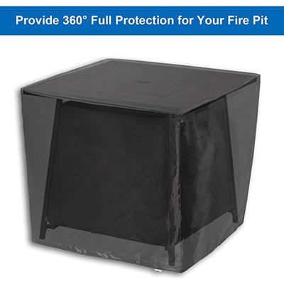 Square Fire Pit Cover Brazier Cover for Propane Brazier