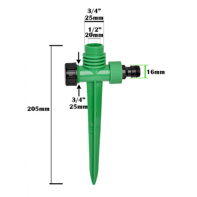 360 Degree for Garden Lawn Vegetable Planting Sprinklers