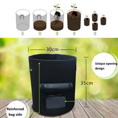 Fabric Plant pot Plant Grow Bags Garden