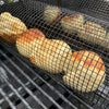 Round Rotisserie Basket BBQ Stainless Steel Smoked Mesh Cage BBQ