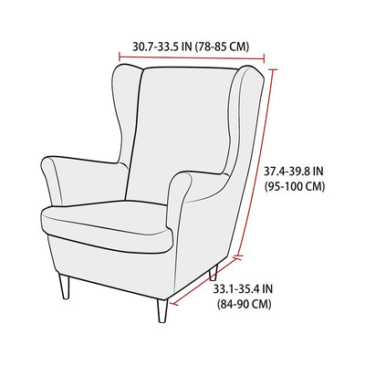 Armchair Covers Elastic Non Slip Sofa with Seat Cushion Cover