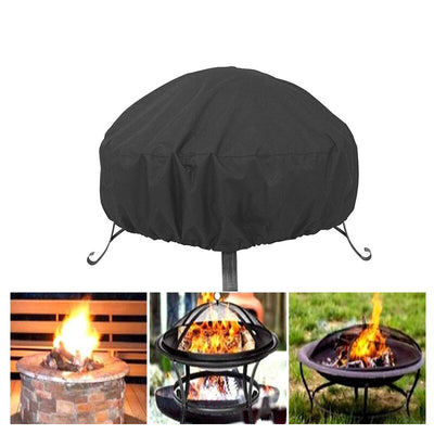 Waterproof Fire Pit Cover Protector Outdoor Garden